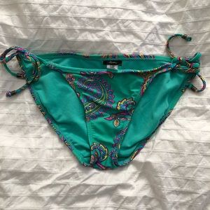 Vibrant Paisley Print Bikini Bottoms